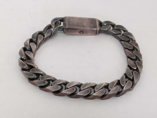 GUCCI Bracelet, Curb Chain #18, SV925, 37.9g