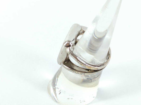 HERMES Serie Corozo Ring, 925, 10.4g, Size 51