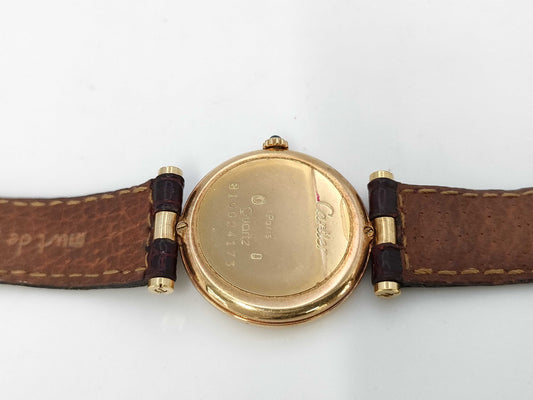 Cartier Must Vendome 810024173 Quartz K18 Women's Watch