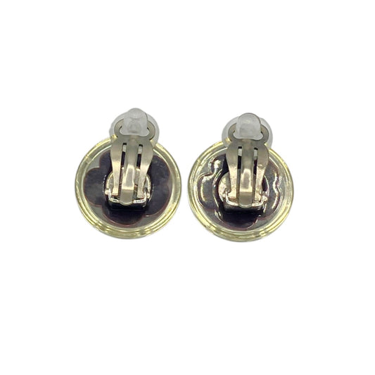 CHANEL Camellia 04S Coco Mark Earrings