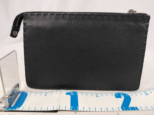 FENDI Monster Bag Bugs Clutch Bag Black with Yellow Eyes