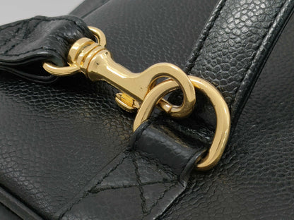 CHANEL Caviar Skin 2-Way Vanity Bag