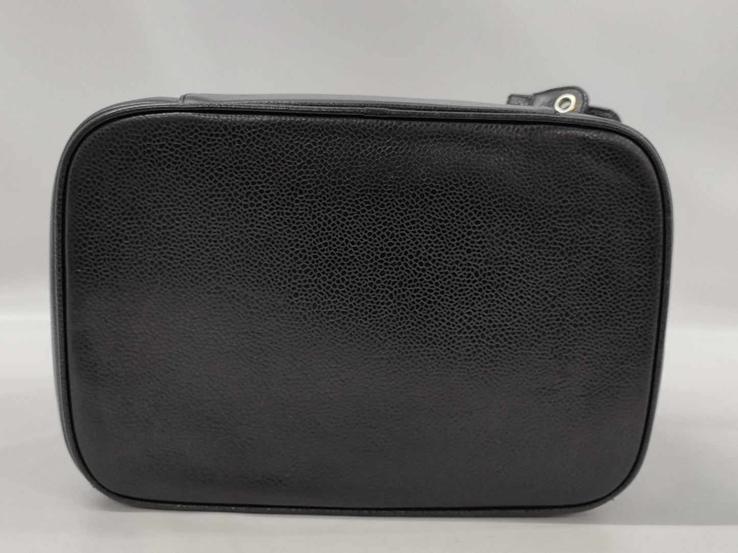 CHANEL Caviar Skin 2-Way Vanity Bag