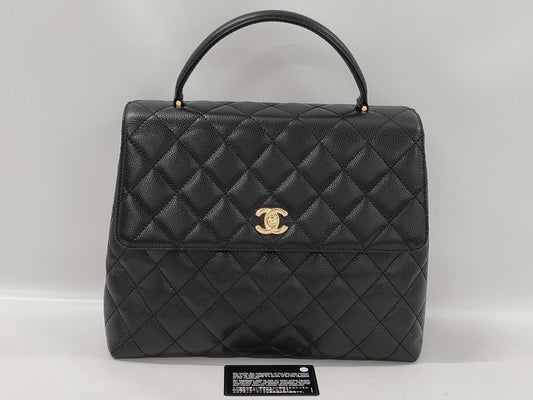CHANEL Caviar Skin Matelasse Handbag