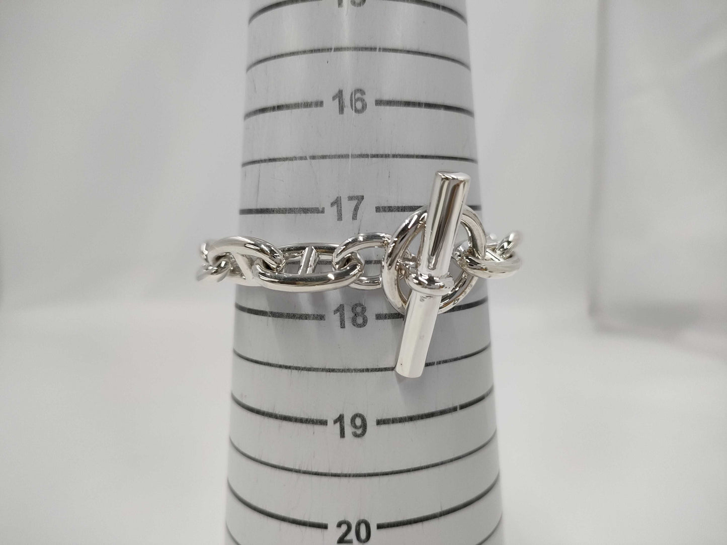 HERMES Chaine d'Ancre Bracelet, GM, 13 links, Ag925, 75.6g, 24-stamped, Bracelet/Bangle