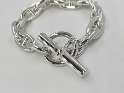 HERMES Chaine d'Ancre Bracelet, GM, 13 links, Ag925, 75.6g, 24-stamped, Bracelet/Bangle