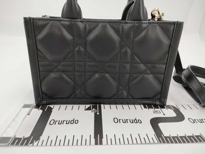 Dior Cannage 2-Way Mini Black Shoulder Bag