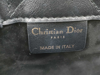 Dior Cannage 2-Way Mini Black Shoulder Bag