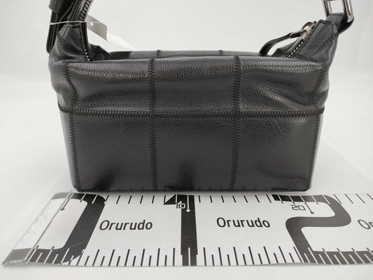 CHANEL Chocolate Bar Handbag Caviar Skin Handbag