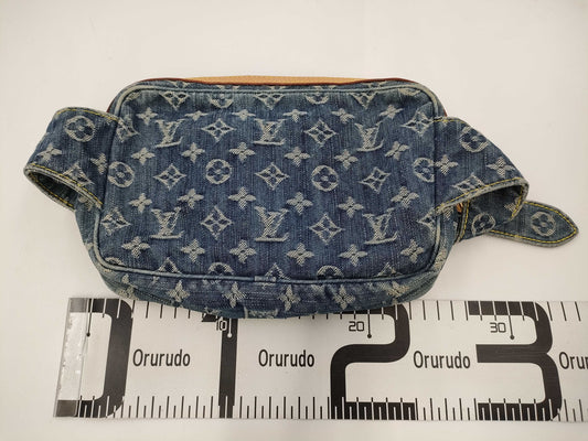 LOUIS VUITTON Denim Bum Bag Waist Bag