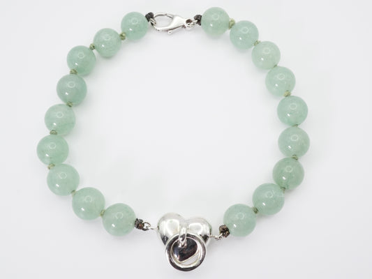 Tiffany & Co. Tiffany & Co. Heart Knocker Colored Stone Bracelet 925 Bracelet/Bangle