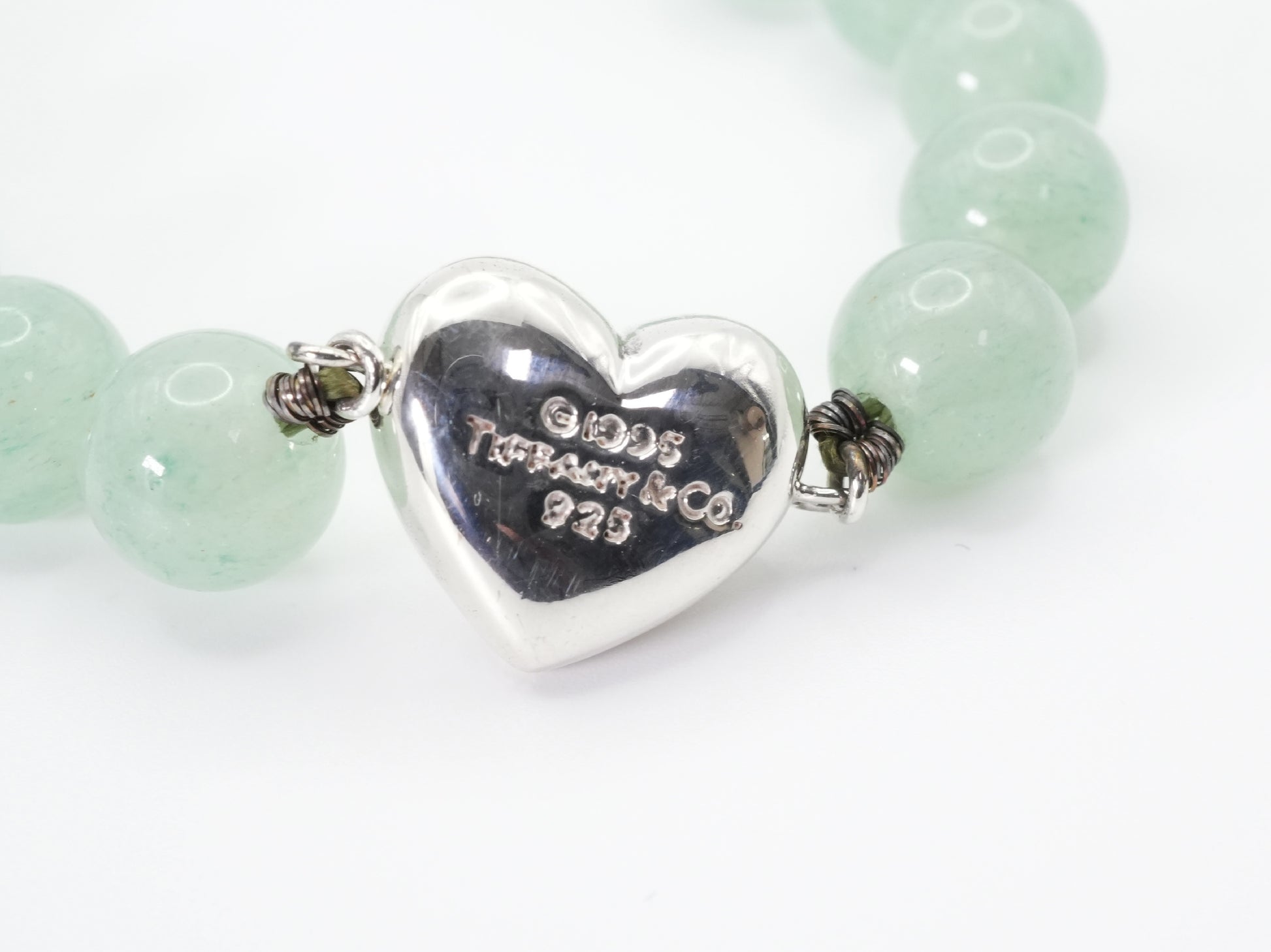 Tiffany & Co. Tiffany & Co. Heart Knocker Colored Stone Bracelet 925 Bracelet/Bangle