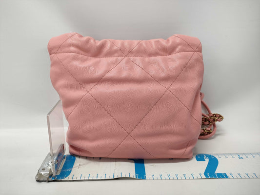 CHANEL Chanel 22 Chain Shoulder Bag AS3980 Pink Caviar Leather with Gold Hardware CJNXKT64 Shoulder Bag