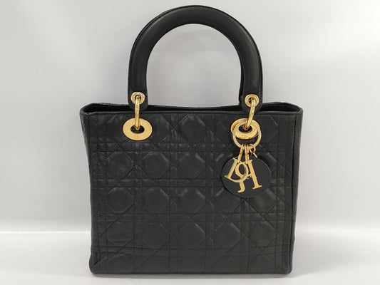 Dior Leather Cannage Black Handbag