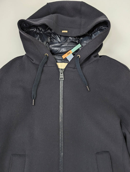 HERNO IN-TECH Wool Down Coat, Colorfast, Size 46