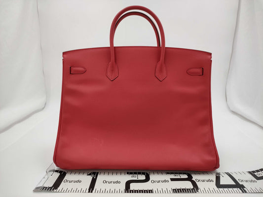HERMES Birkin 40 □N engraved gold handbag