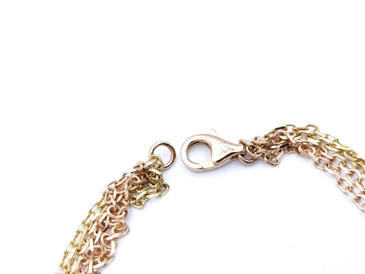Cartier 4-Strand Trinity Bracelet/Bangle in Au750, 8.9g 