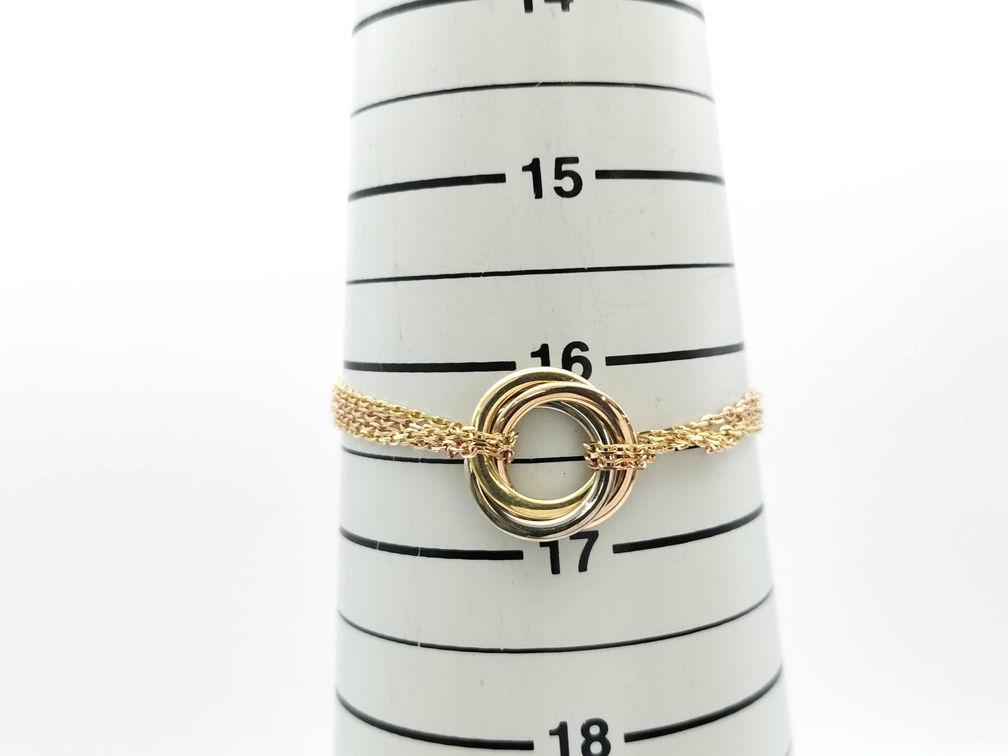Cartier 4-Strand Trinity Bracelet/Bangle in Au750, 8.9g 