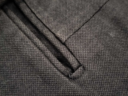 LOUIS VUITTON 2015SS Tailored Jacket, Single Breasted, Cotton, Unlined Back, Side Vents, Size 48, Black, RM151F