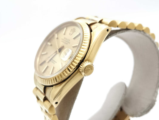 ROLEX 6827 8093277 K18 Women's Watch