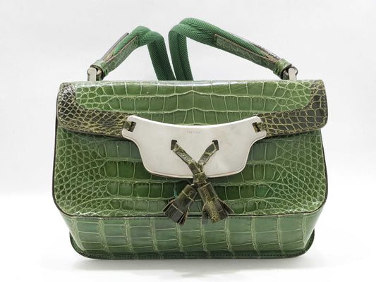 PRADA PRADA Genuine Crocodile Shoulder Bag Shoulder Bag