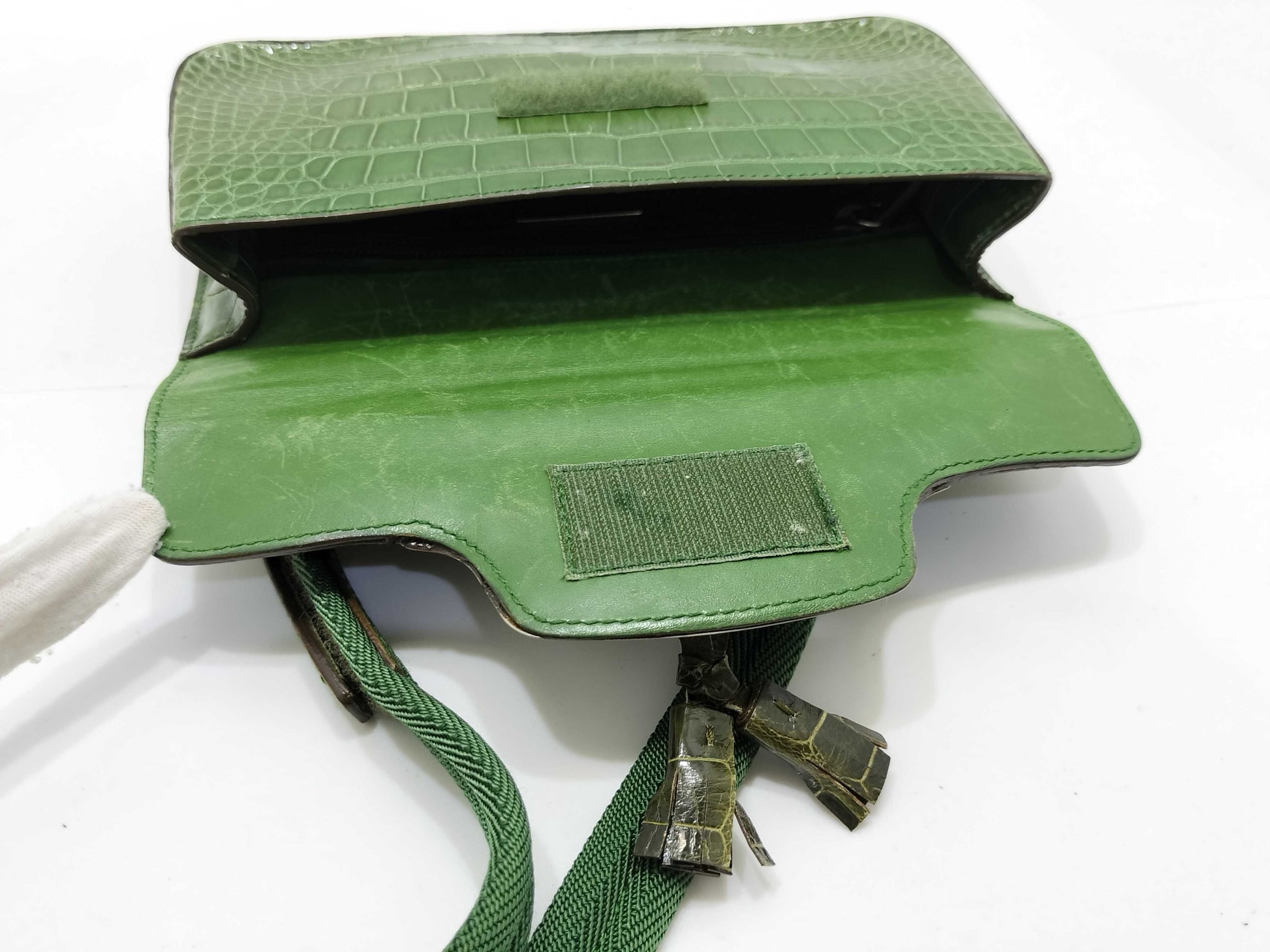 PRADA PRADA Genuine Crocodile Shoulder Bag Shoulder Bag