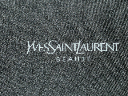Yves Saint Laurent Makeup Box Vanity 2-Tier Leather Vanity Bag in Black