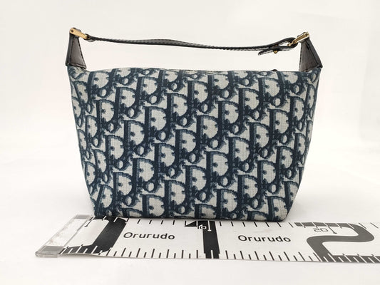 Dior Trotter Handbag Blue Pouch Handbag