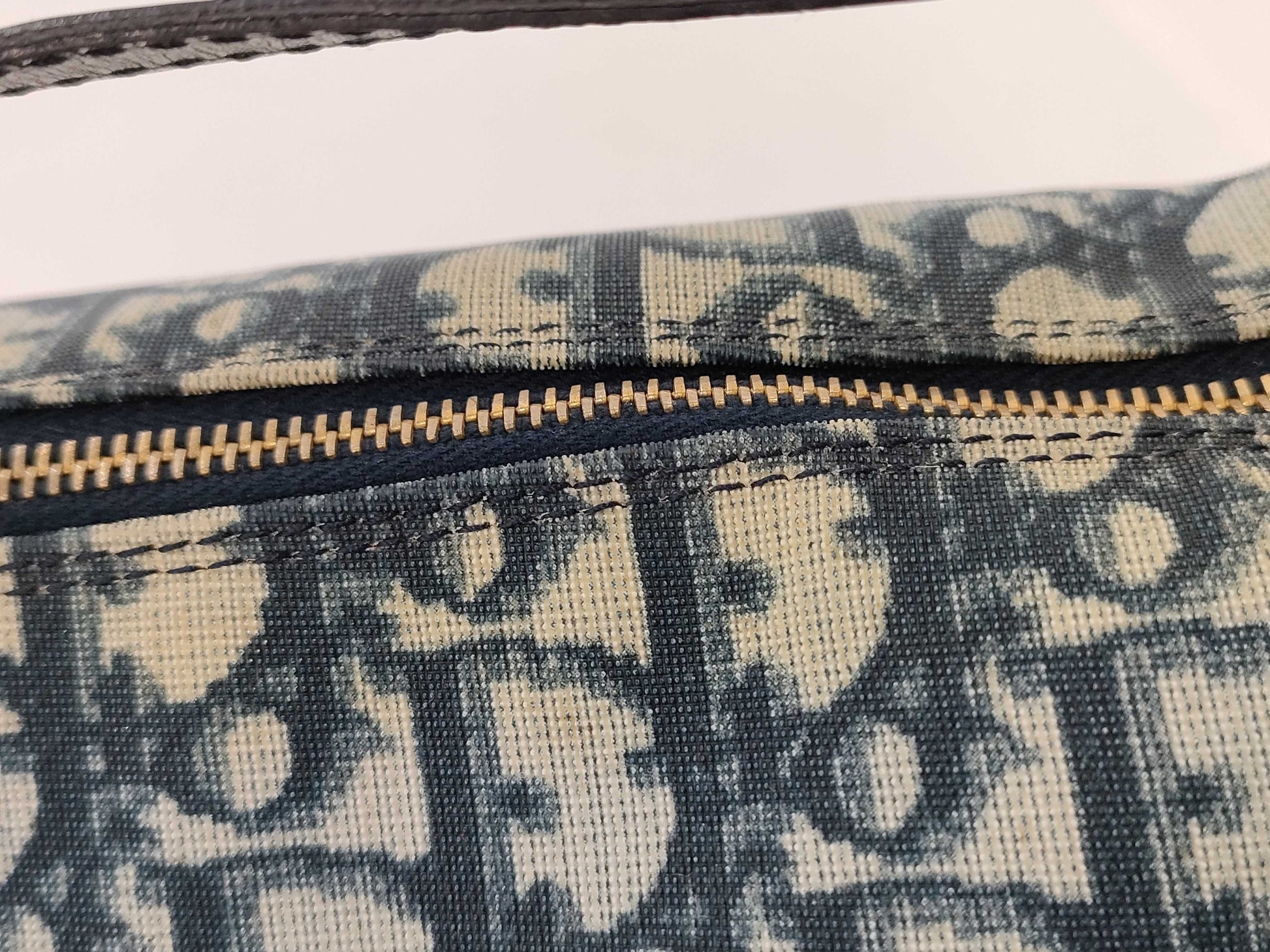 Dior Trotter Handbag Blue Pouch Handbag