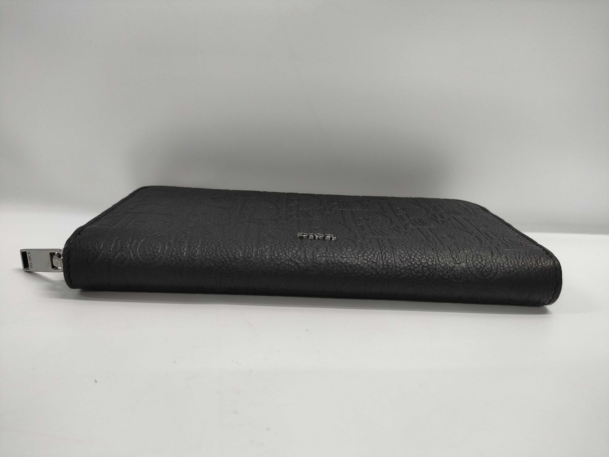 Dior Long Zip Wallet 2ESBC252FLG-H00N Black with Silver Hardware, Smooth Calfskin