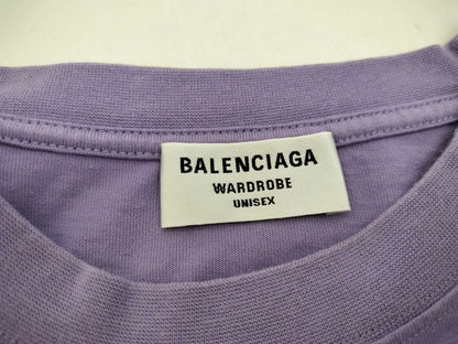 BALENCIAGA BALENCIAGA T-shirt Purple T-shirt