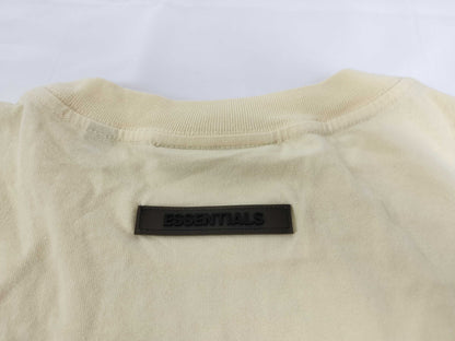 ESSENTIALS Back Logo T-Shirt Ivory T-Shirt