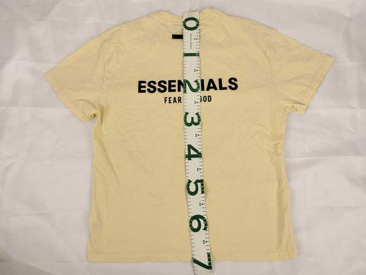 ESSENTIALS Back Logo T-Shirt Ivory T-Shirt