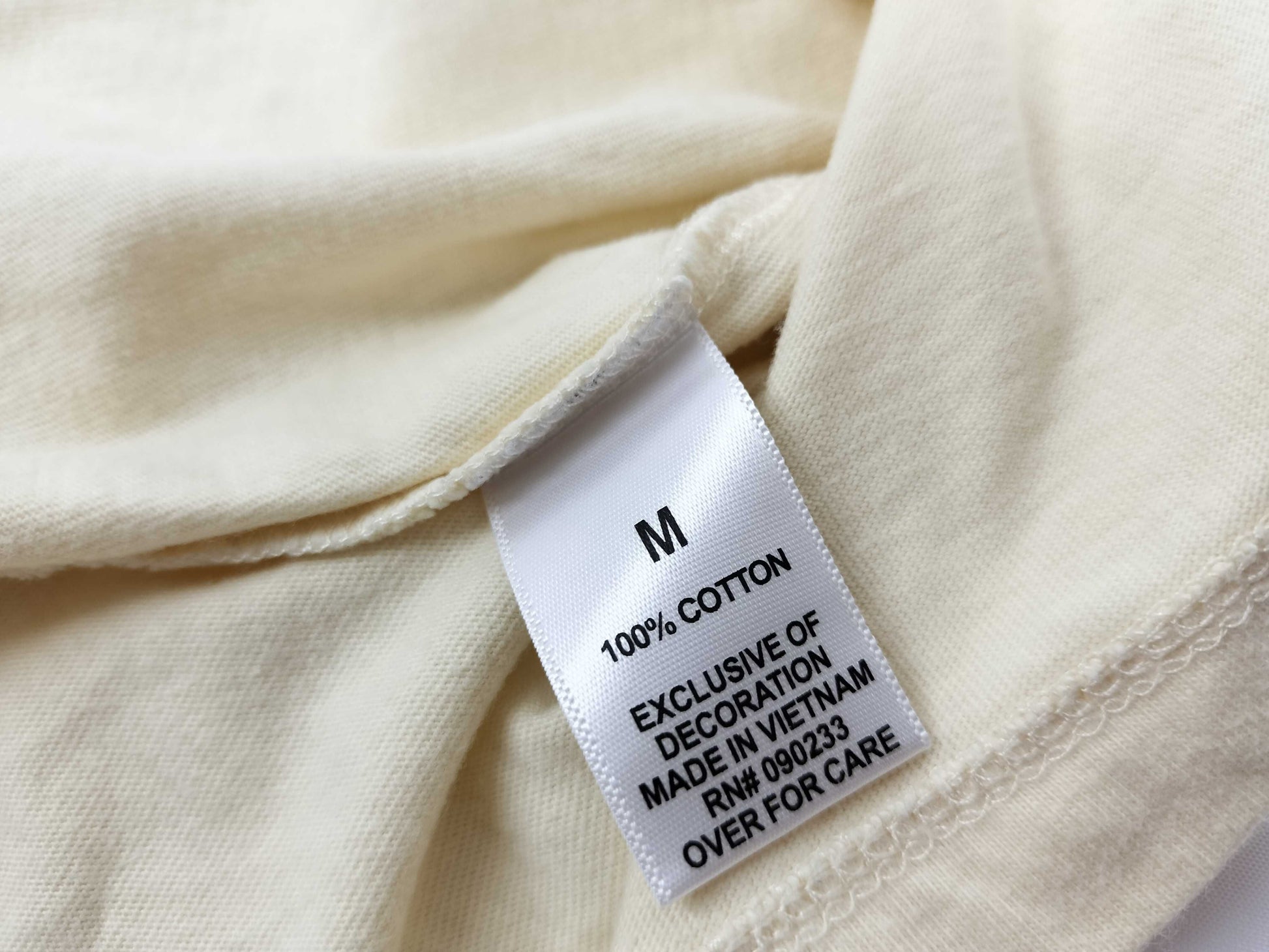 ESSENTIALS Back Logo T-Shirt Ivory T-Shirt