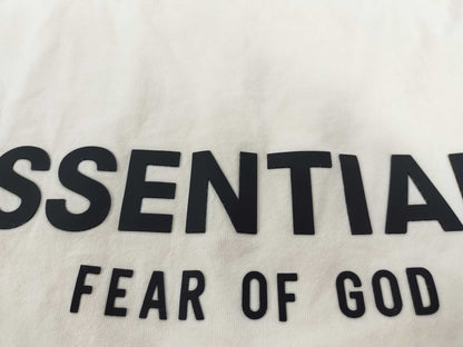 ESSENTIALS Back Logo T-Shirt Ivory T-Shirt