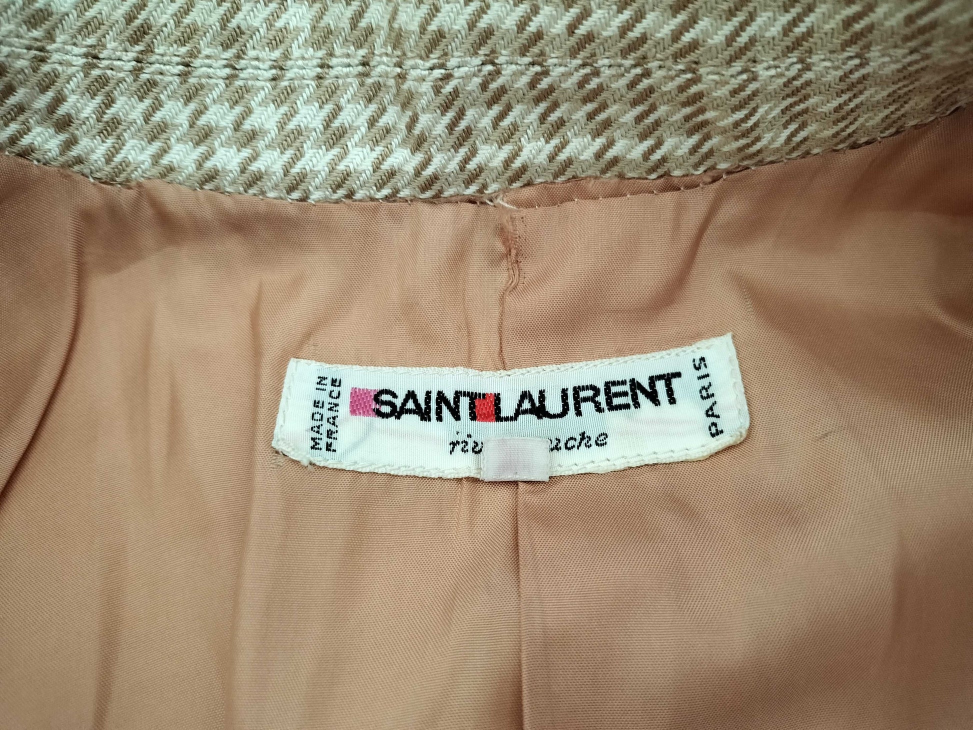 SAINT LAURENT SAINT LAURENT psris Houndstooth Jacket Jacket