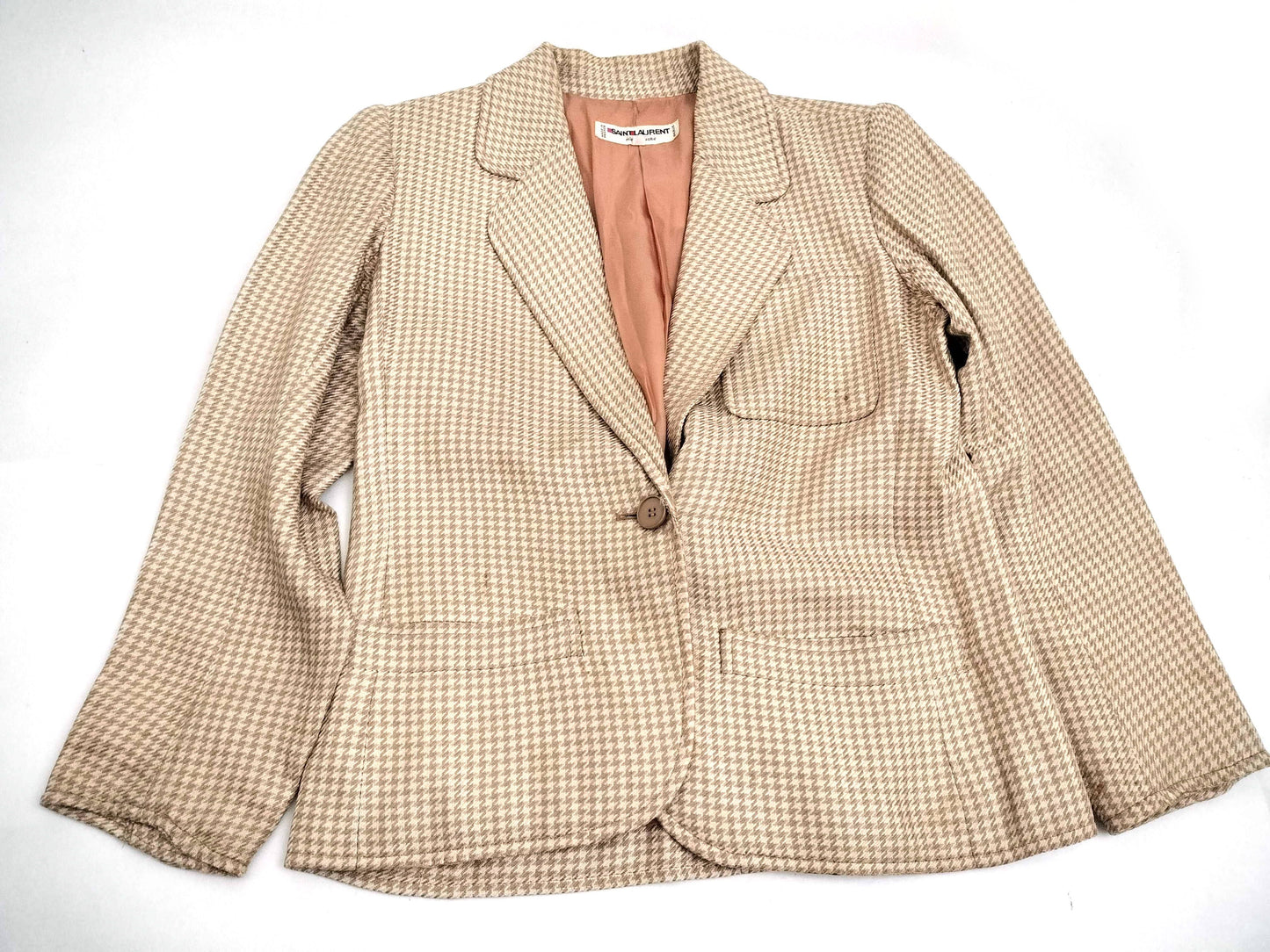 SAINT LAURENT SAINT LAURENT psris Houndstooth Jacket Jacket