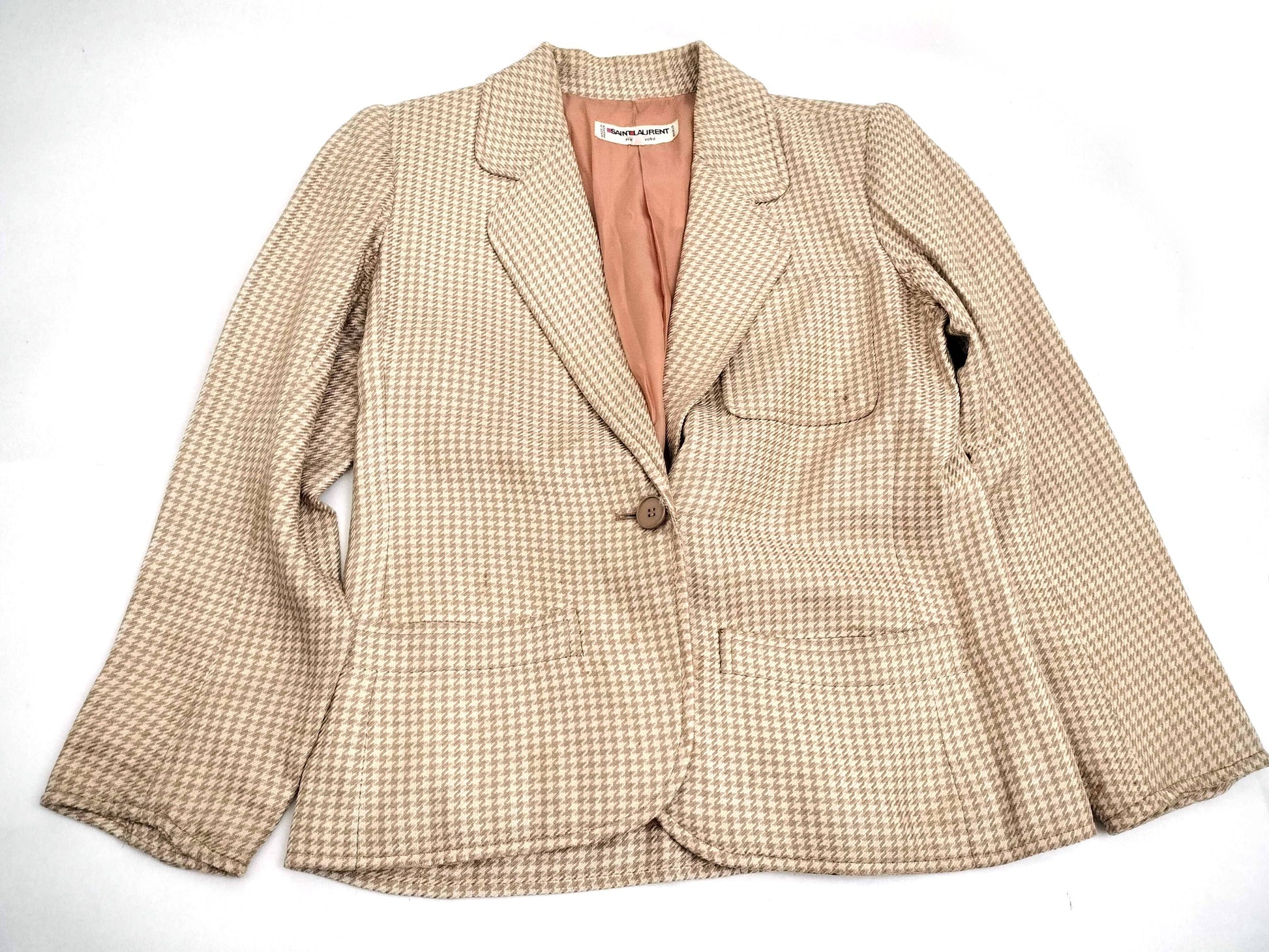 SAINT LAURENT SAINT LAURENT psris Houndstooth Jacket Jacket