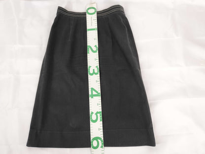 CELINE JEANS Denim Skirt Black Skirt