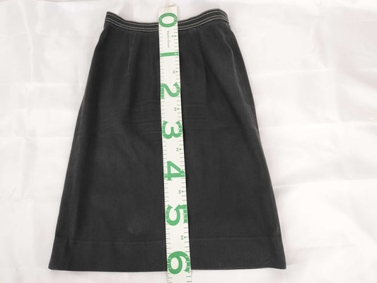 CELINE JEANS Denim Skirt Black Skirt