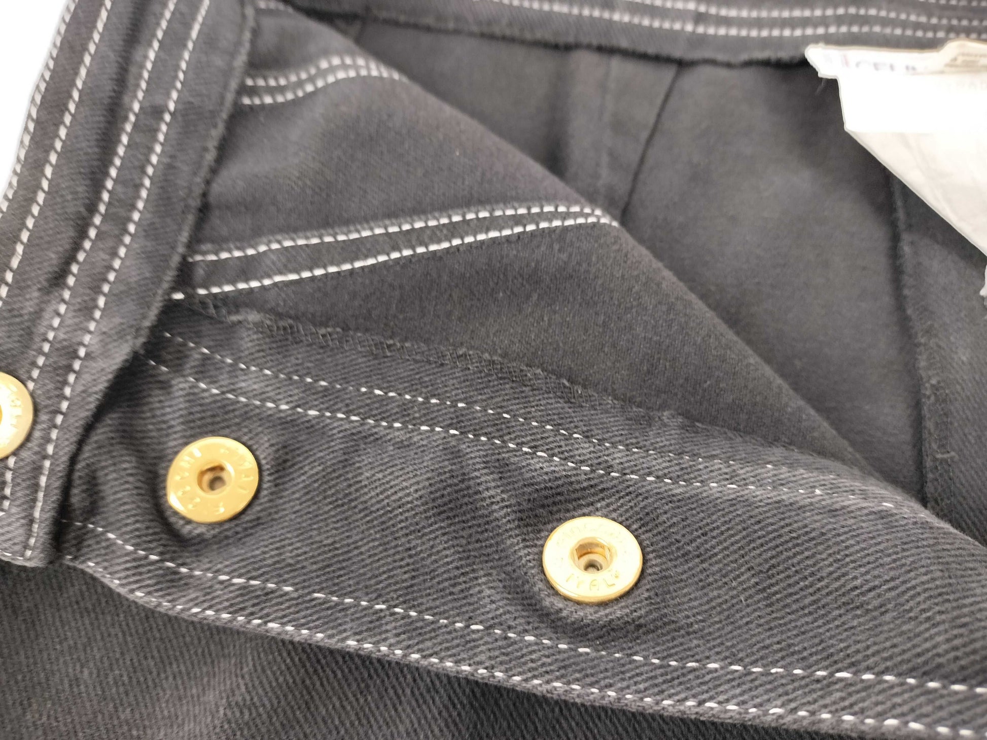 CELINE JEANS Denim Skirt Black Skirt