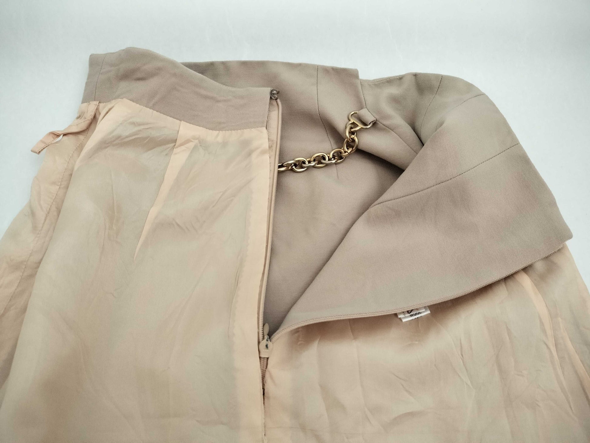 CELINE CELINE Chain Skirt Beige Skirt