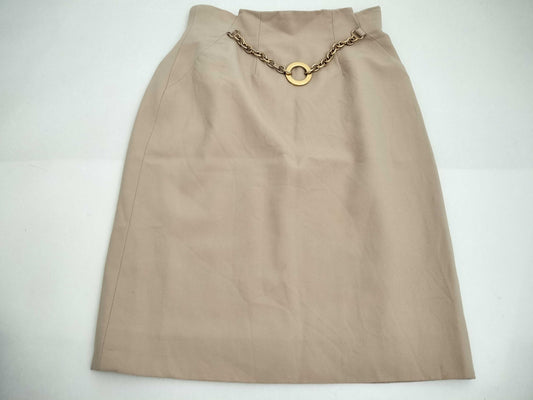 CELINE CELINE Chain Skirt Beige Skirt
