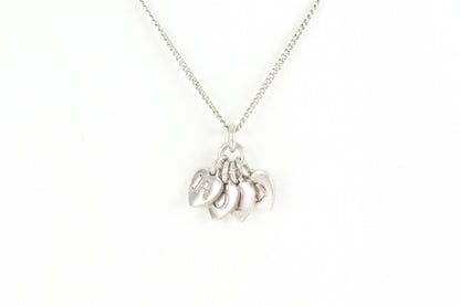 Dior Heart Motif Pendant Silver Accessory Necklace