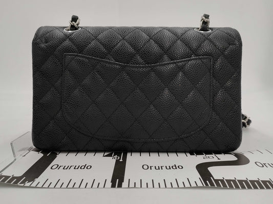 CHANEL Caviar Skin Matelasse 23 Chain Shoulder Bag, Black, No. 31