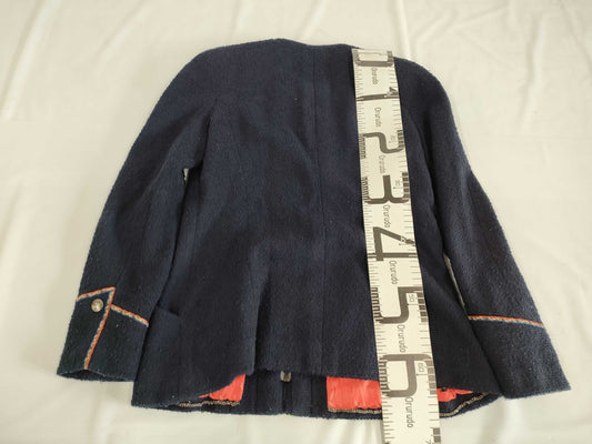 CHANEL Tweed Jacket Zip-Up Size 42 Jacket