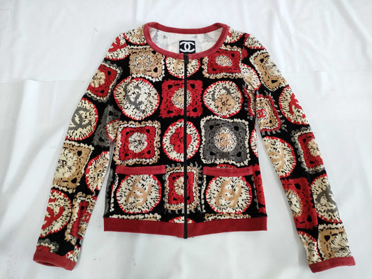CHANEL Velour Moscow Line Jacket