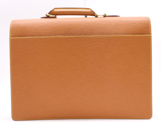 LOUIS VUITTON M54418 EpiServiette Ambassador Zipang Gold Business Bag with 2 Keys