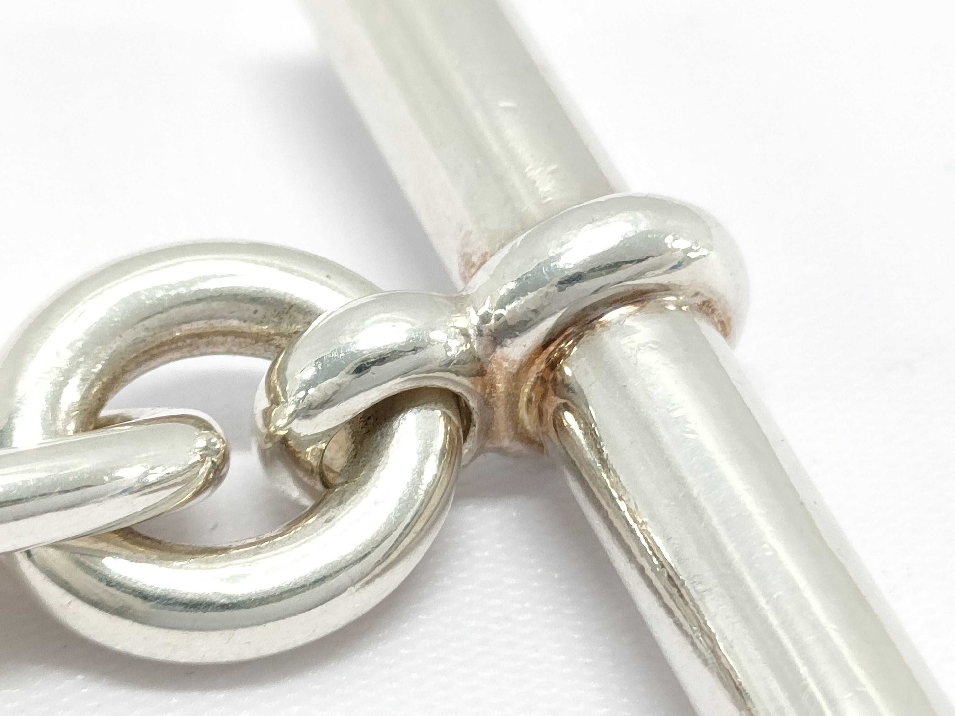 HERMES Chaine d'Ancre MM 14-link SV925 Bracelet 53.5g Bracelet/Bangle