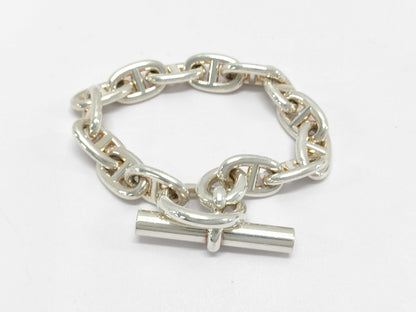 HERMES Chaine d'Ancre MM 14-link SV925 Bracelet 53.5g Bracelet/Bangle